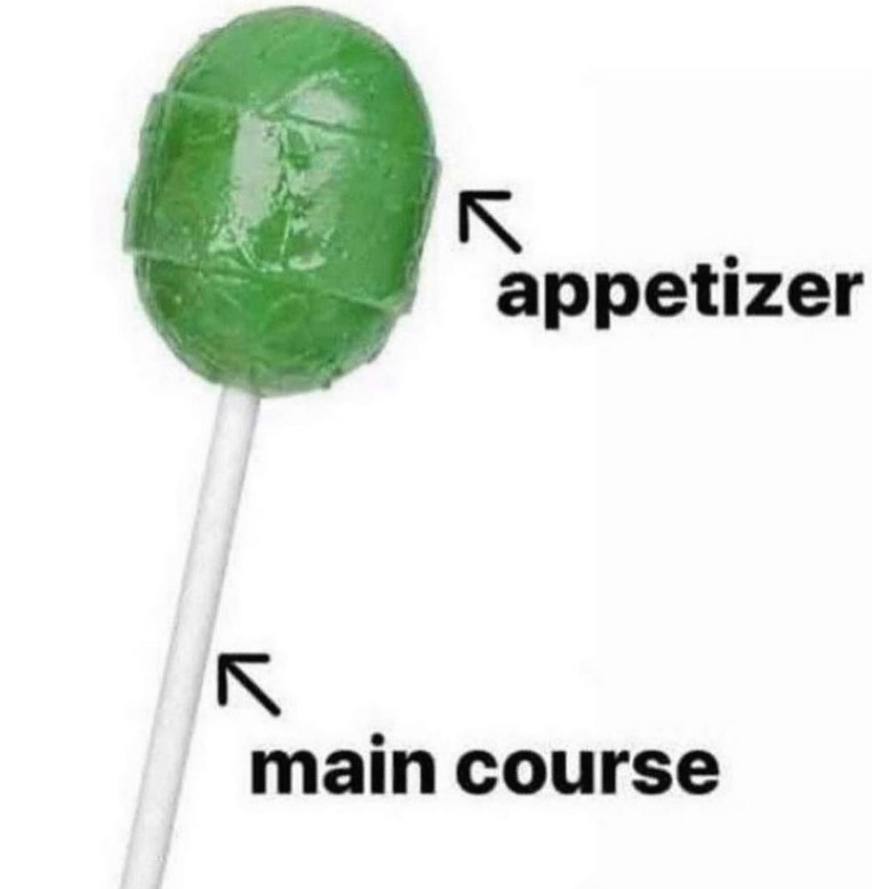 appetizer main course