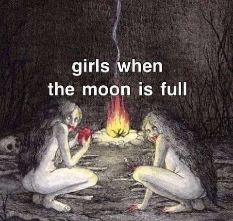girls when the moon 1$ full