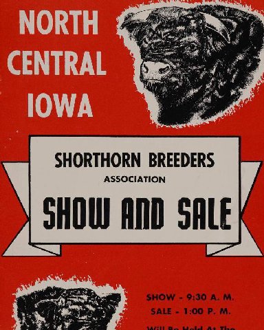 a NORTH CENTRAL i) att IOWA SHORTHORN BREEDERS ASSOCIATION HOW AND SAL wet An 7