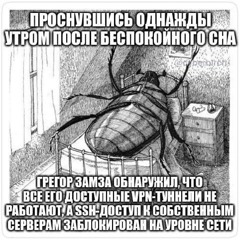 ПРОСНУВШИСЬ УТРОМ #2 BCEE ДОСТУПНЫЕ РАБОТАЮТ. СОБСТВЕННЫМ CEPBEPAM ЗАБЛОКИРОВАН СЕТИ