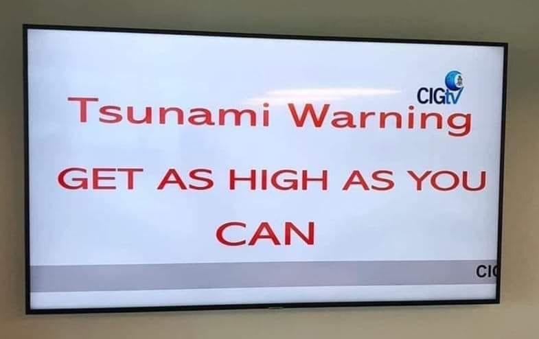 Tsunami Warning GET AS HIGH AS YOU CAN