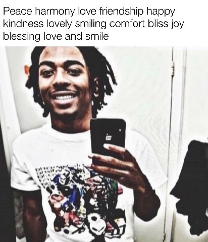 Peace harmony love friendship happy kindness lovely smiling comfort bliss joy blessing love and smile