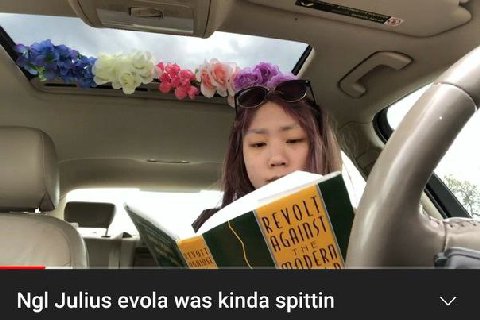 Julius evola was kinda spittin