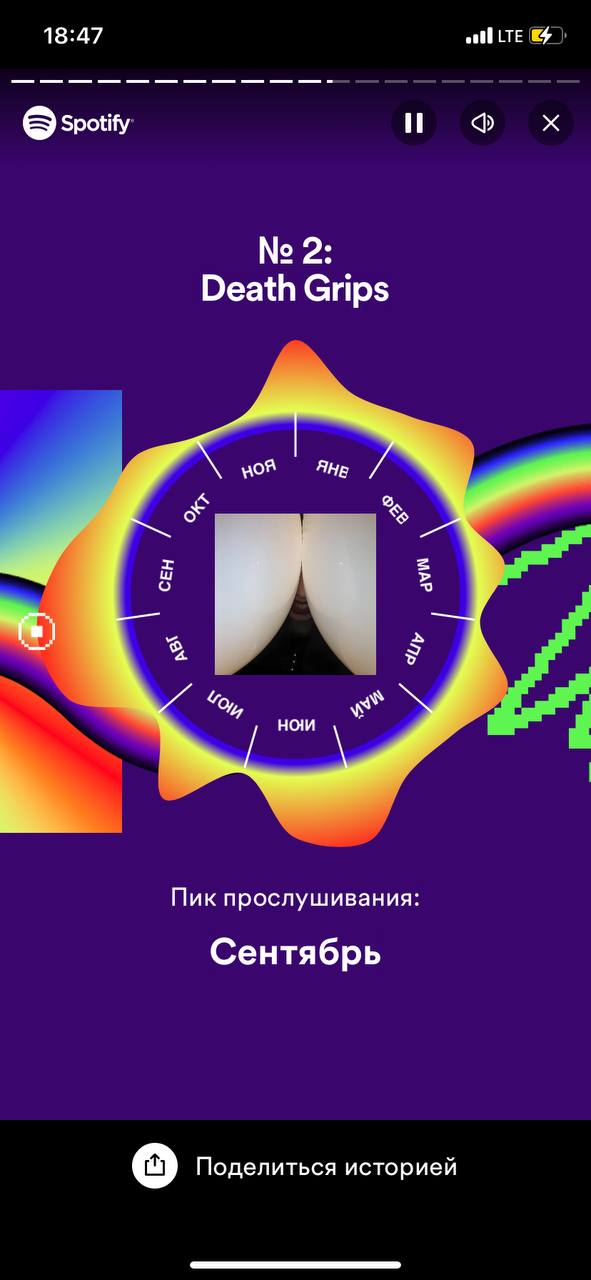 18:47 LTE spotity пох 2: Death Grips i Пик прослушивания: Сентябрь Поделиться историей