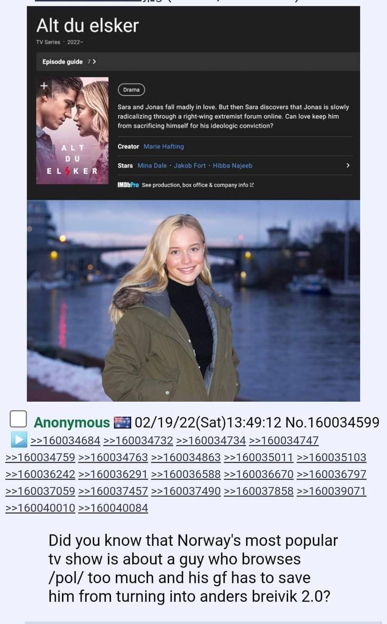 Alt elsker Episode guide 7 radicalizing through a right-wing extremist forum online. Can love keep him Sara and Jonas fall madly in love. But then Sara discovers that Jonas is slowly from sacrificing 