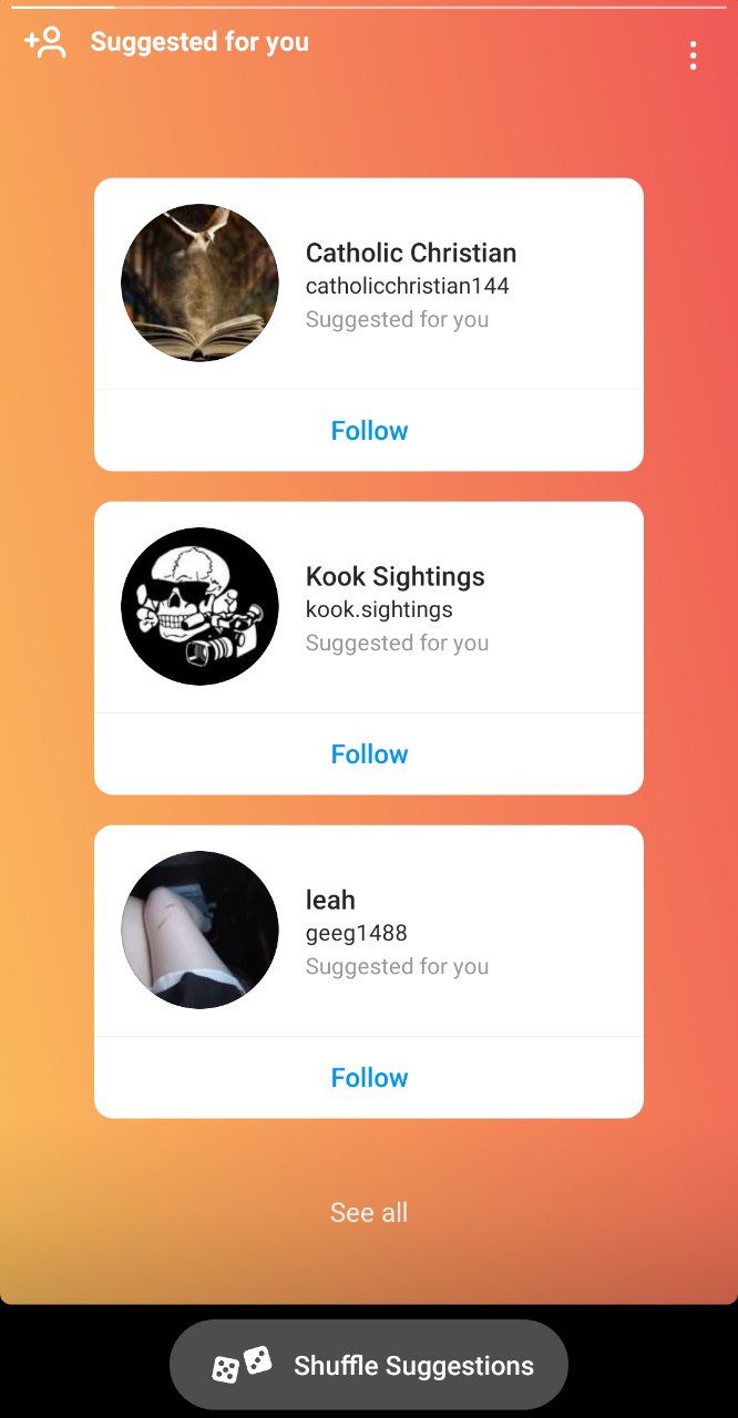 Who the fuck does this app think I am?