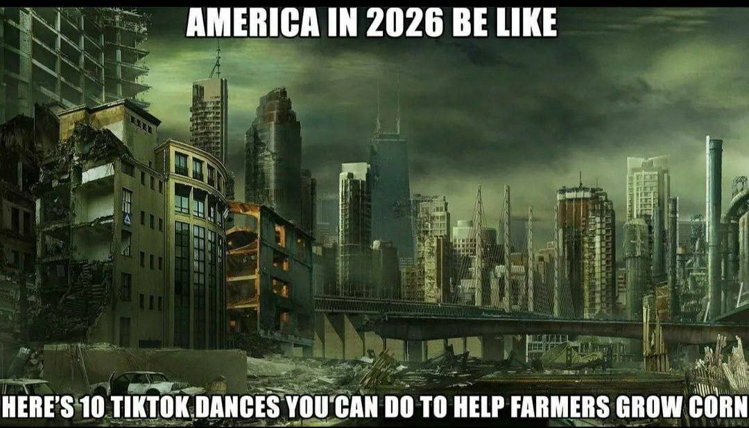 AMERICA IN 2026 BE LIKE HERE'S 10 TIKTOK DANCES YOU CAN ТО HELP FARMERS GROW CORN