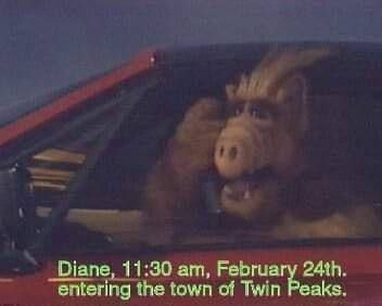 Diane, 11:30 Feoruary entering the town of Peaks.