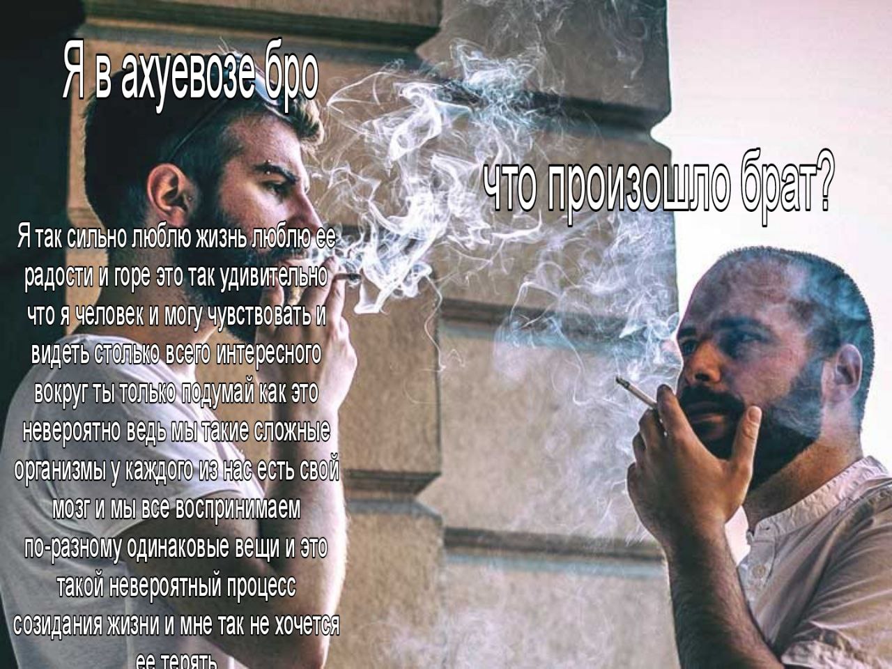 TO Ятак сильно люблю жизнь радости и горе это так удивительн its Что я человек и MOTY чувствовать Видеть ВОКРУГ ТЫ как это невероятно сложные организмы у Мозги мы BCE по-разному одинаковые вещи И это 