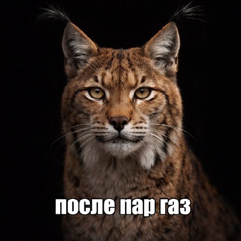 после пар газ