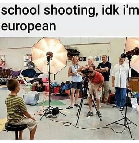 school shooting, idk european or