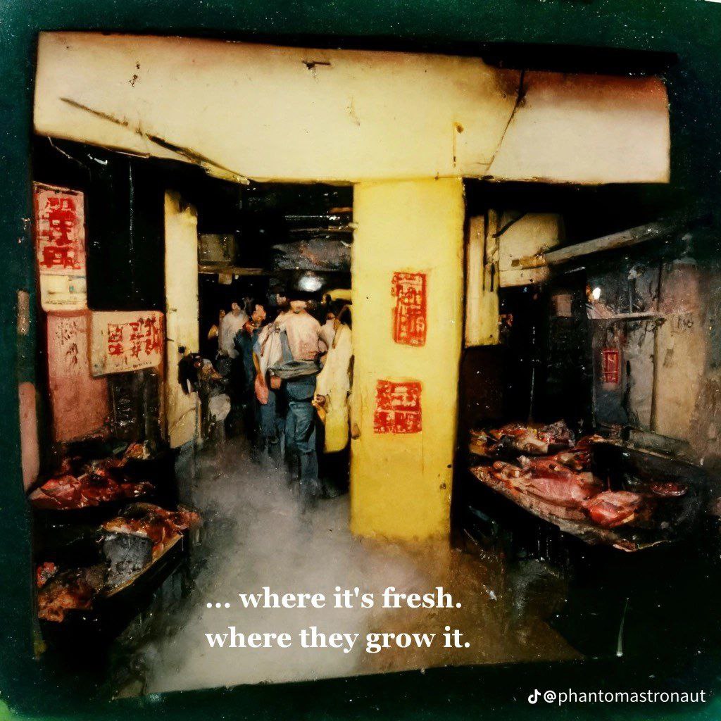 У Where it's fresh. where they grow it. @phantomastronaut