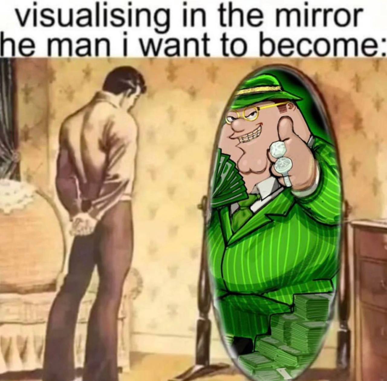 visualising in the mirror Man то оесоте, a