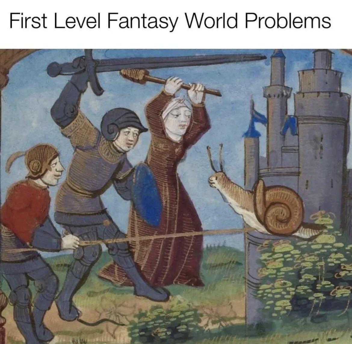 First Level Fantasy World Problems
