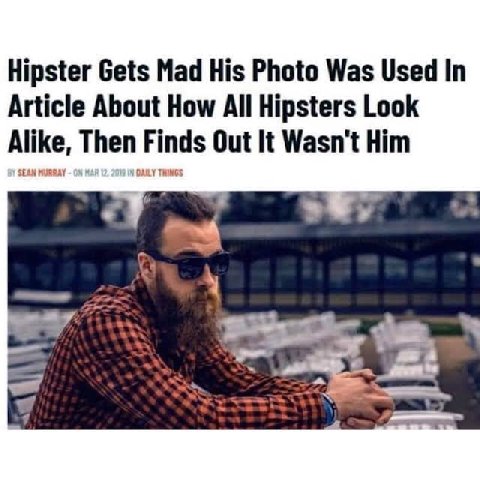 Hipster Gets Mad His Photo Was Used In Article About How All Hipsters Look Alike, Then Finds Out It Wasn't Him