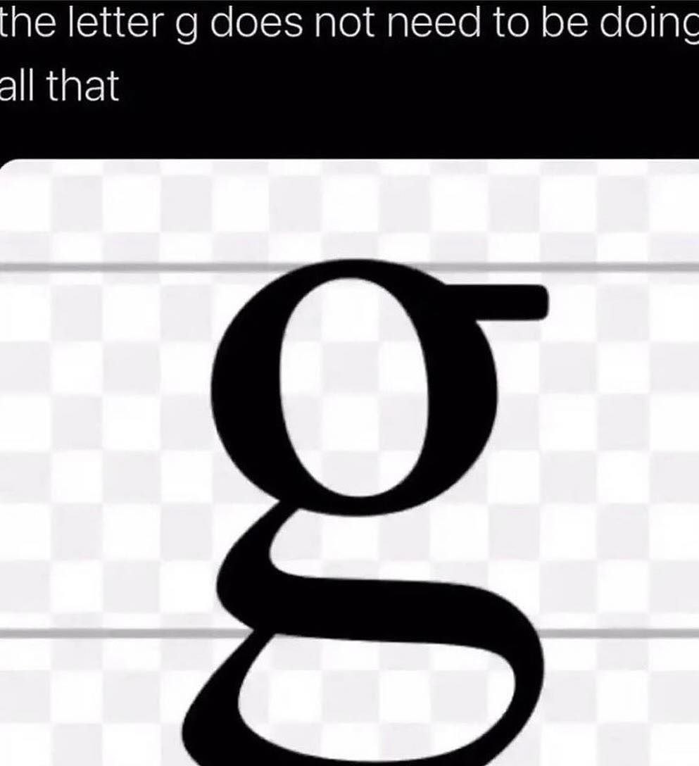 he letter does not need to be doinc all that