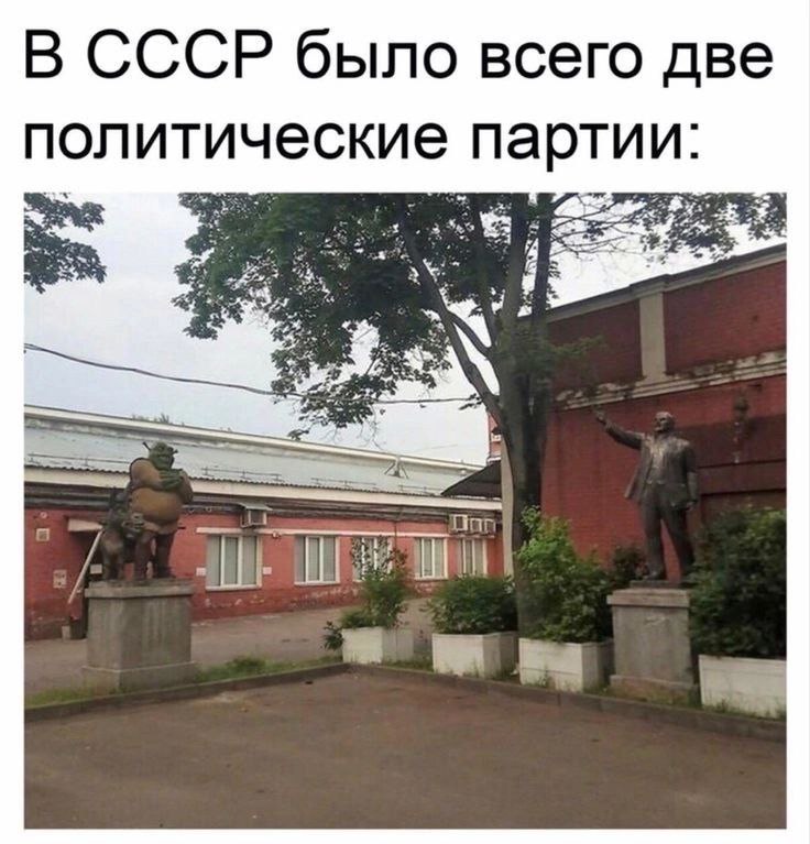В СССР было всего две политические партии: 4