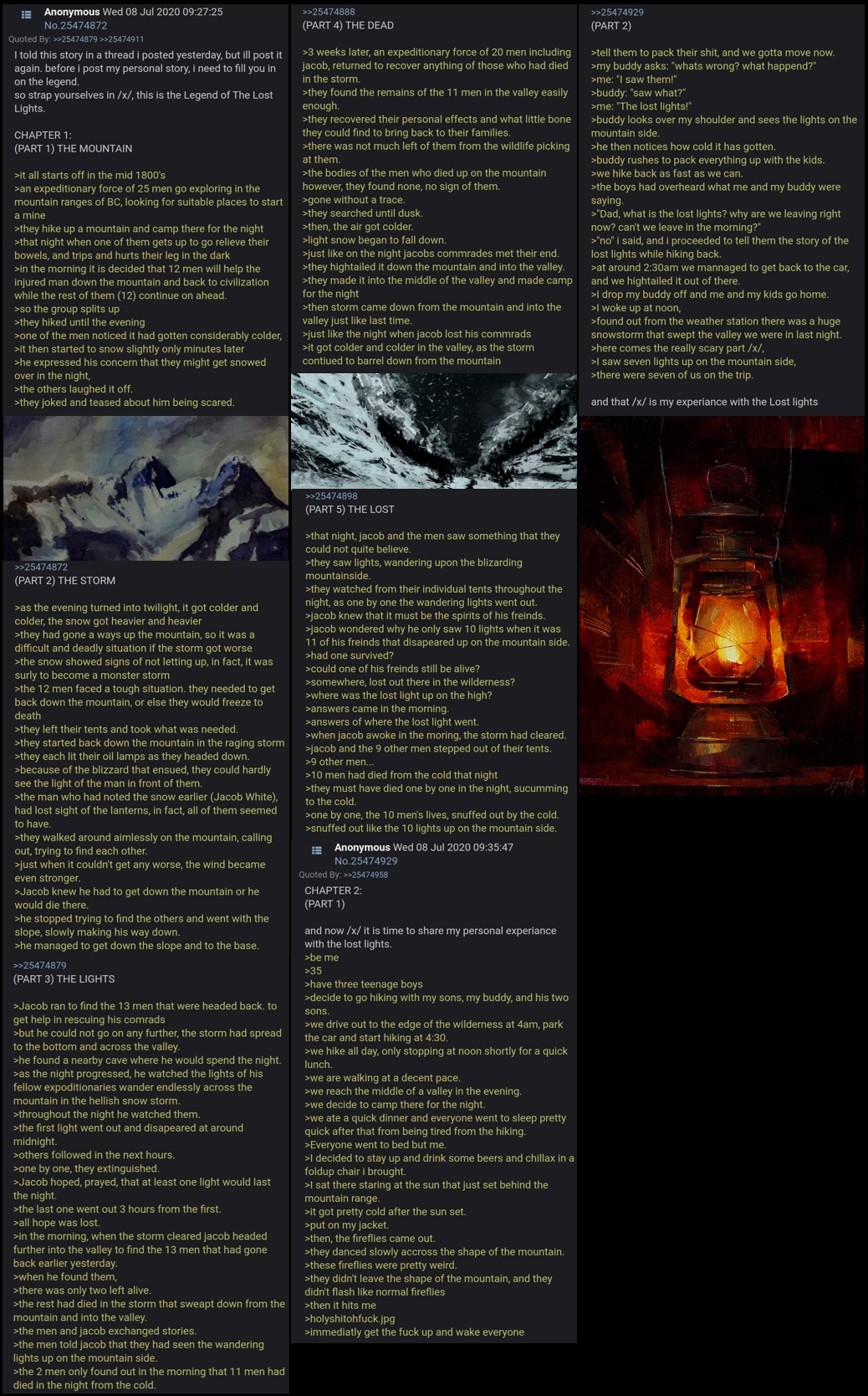Anonymous Wed 08 Jul 2020 09:27:25 3525474888 No.25474872 (PART 4) THE DEAD (PART 2) this story ina thread i posted yesterday, weeks later, an expeditionary force of 20 men including them to pack thei