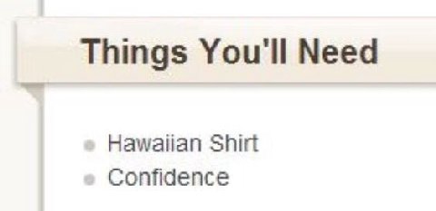 Things You'll Need Shirt Confidence