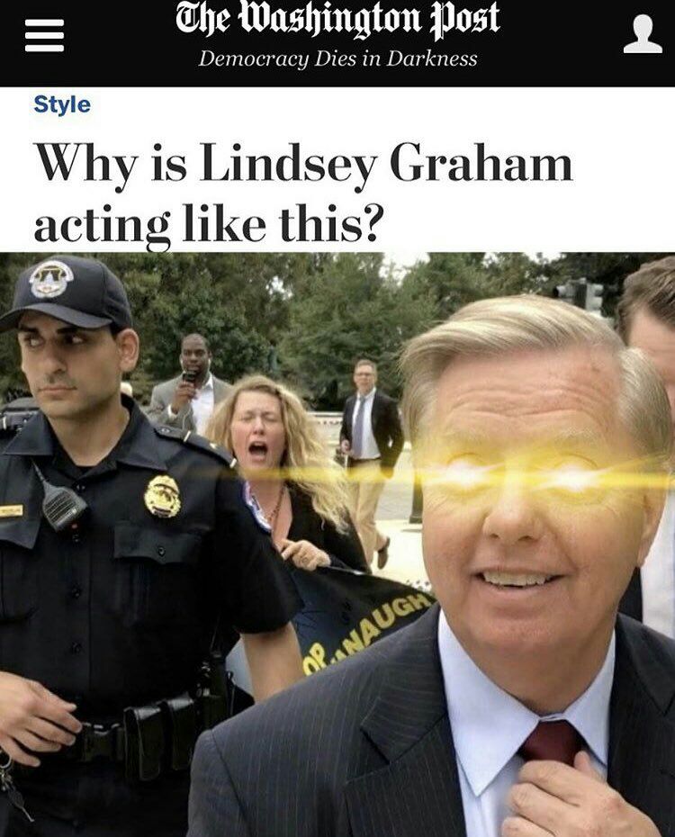 The Washington Post Democracy Dies in Darkness 2 Style Why is Lindsey Graham act ing like this?