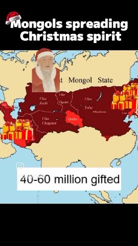 Mongols spreading Christmas spirit ‘fiongols spreading it Mongol State én 40-60 million gifted