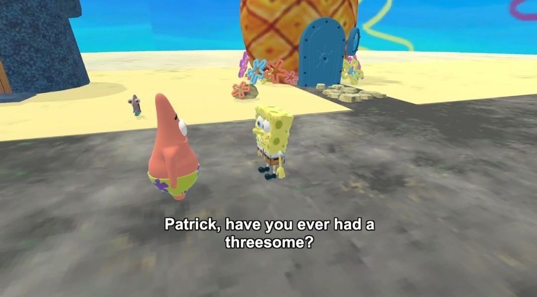 Patrick, have you ever had а threesome?