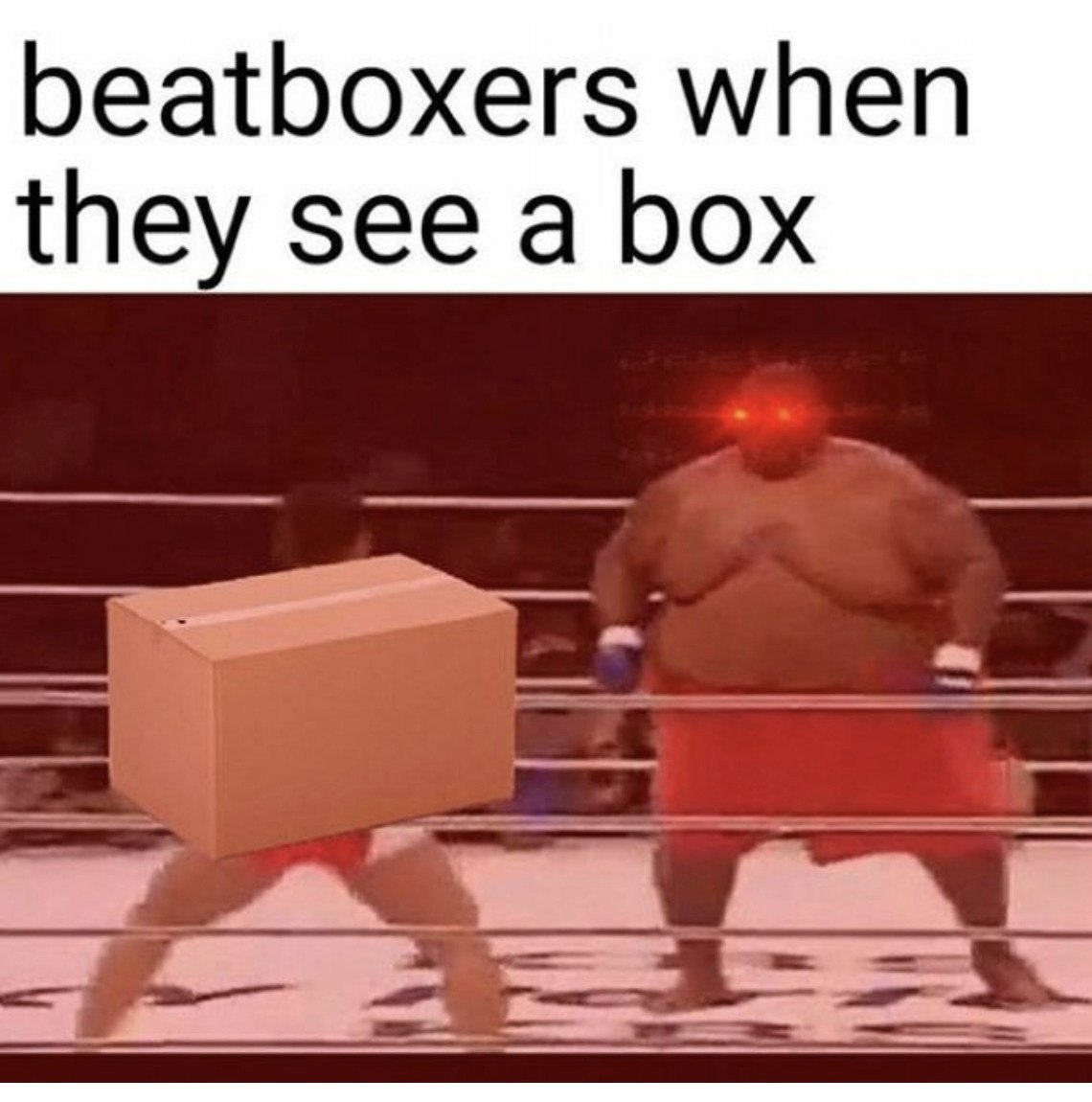 beatboxers when they see a box