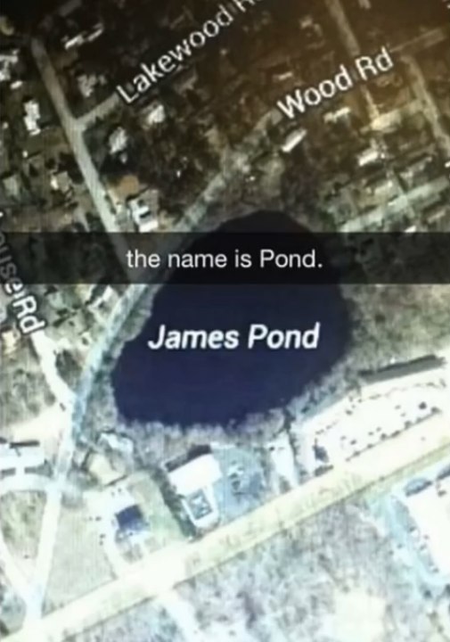 the name is Pond. a4 James Pond 4