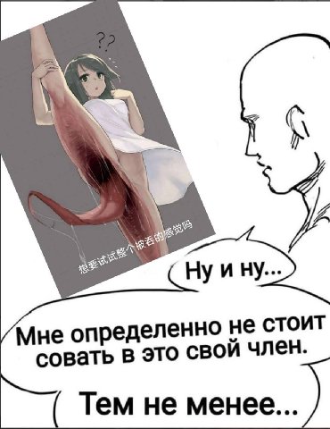 ину... Мне определенно не стоит совать в ЭТО СВОИ член. Тем не менее...