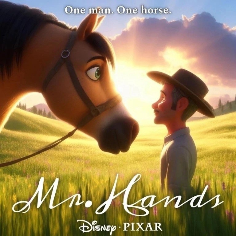 Опе nian. Опе horse. -PIXAR