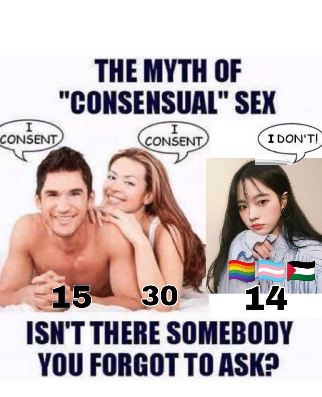 THE MYTH OF SEX А ISN'T THERE SOMEBODY YOU FORGOT TO ASK?