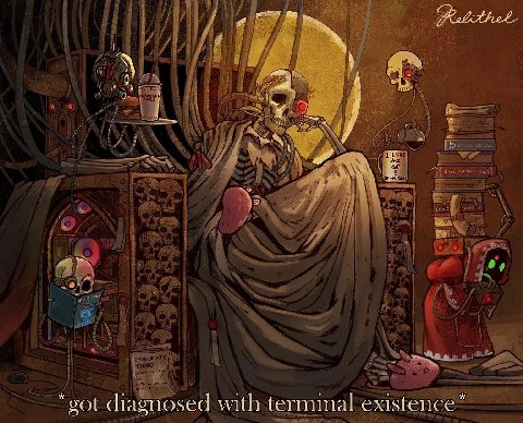 Я В got diagnosed with terminal existence