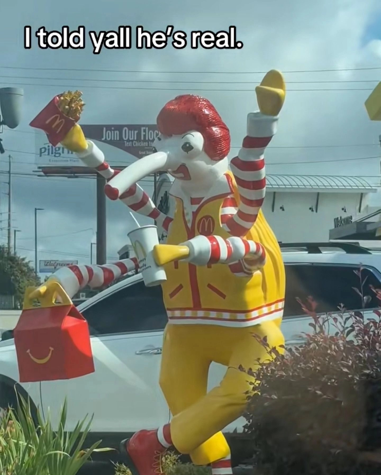 told yall he’s real. a