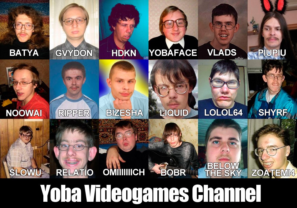 BATYA СУУРОМ _HDKN .YOBAFACE VLADS 5. NOOWAI BIZESHAY LOLOL64 ЗНУВЕ к) \stoww. Вовк Videogames Channel