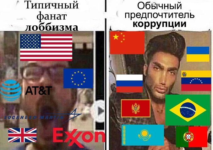 ’Типичный фанат предпочтитель оббизма коррупции