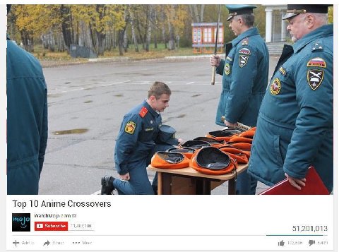 3 5 #3 8.24 4 2 ips у 4 Top 10 Anime Crossovers WatchMojo.com 51,201,013 A a eee 7