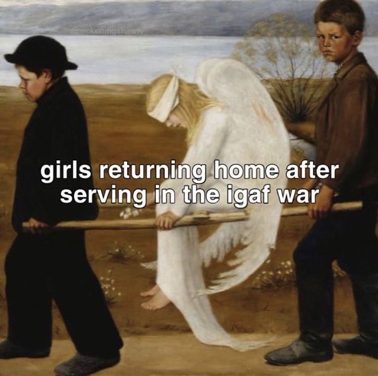 girls returning home after serving war