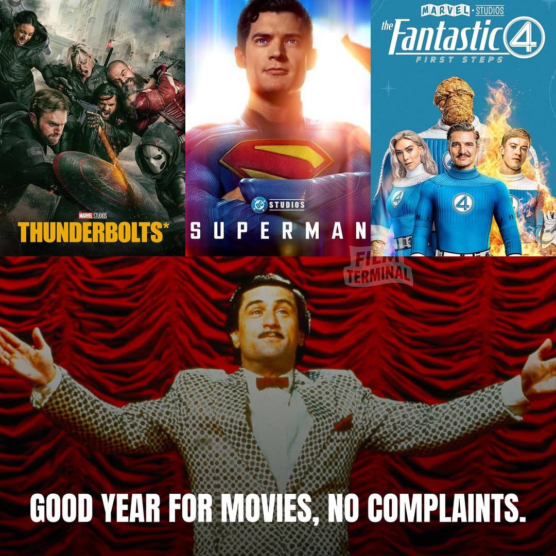 В GOOD YEAR FOR MOVIES, NO COMPLAINTS.