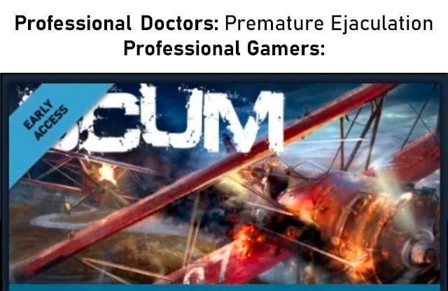 Professional Doctors: Premature Ejaculation Professional Gamers: