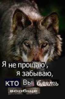 Я не прощаю", Я забываю, кто Bbi блять