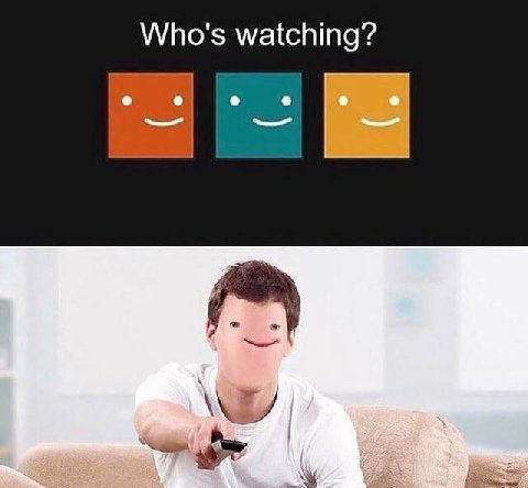 Who's watching?