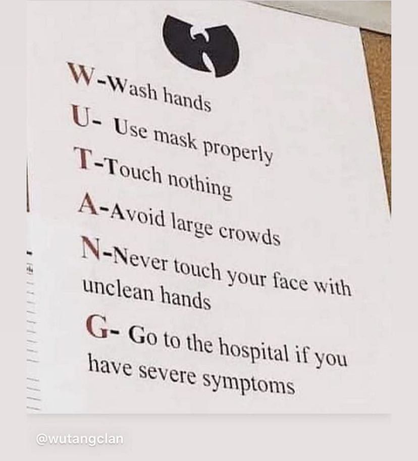 ash and Use Mask Properly hothing “Avoid large Crowds “Neve; your face With UNclean hands to the hospital if you \ауе severe Symptoms