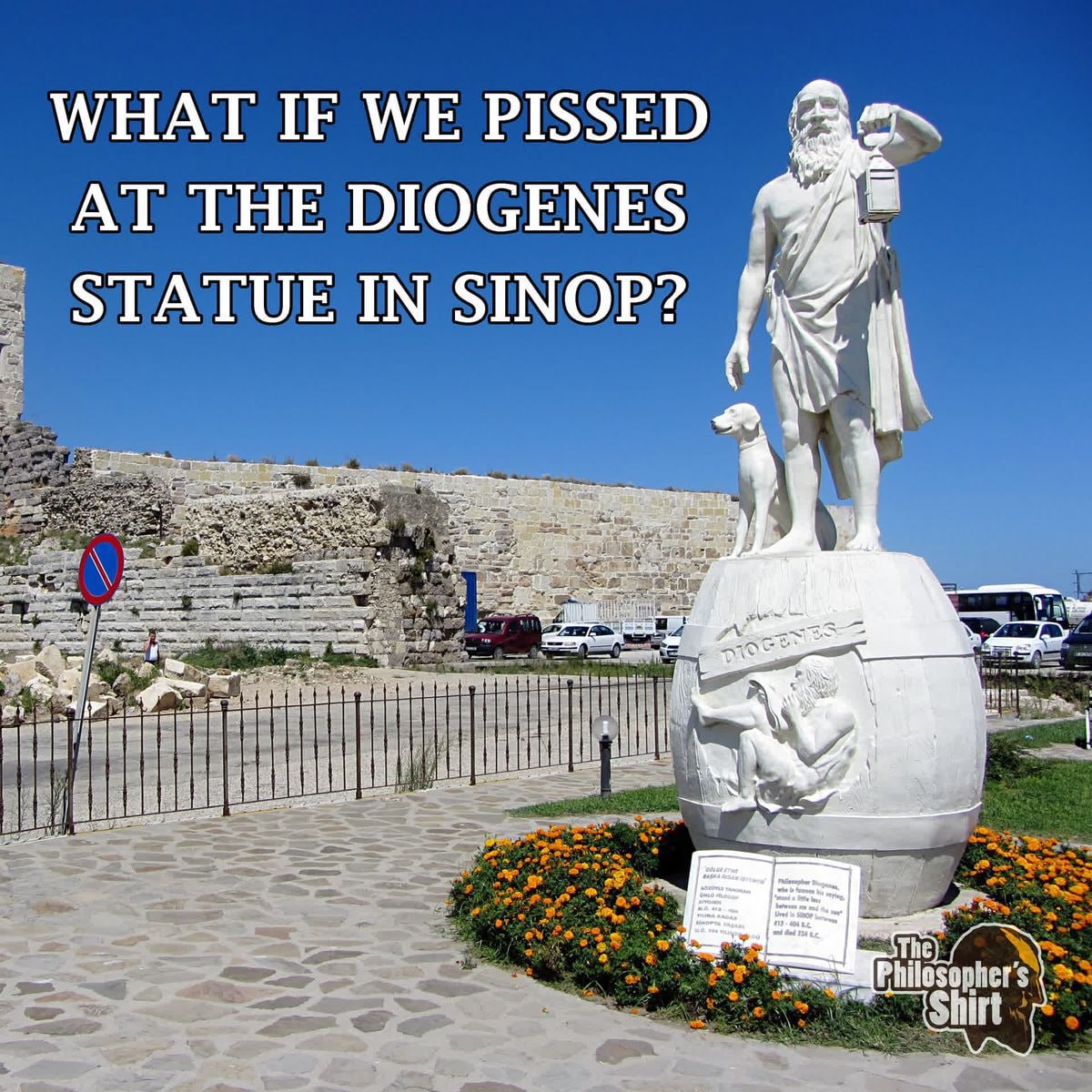 WHAT IF PISSED AT THE DIOGENES STATUE IN SINOP?