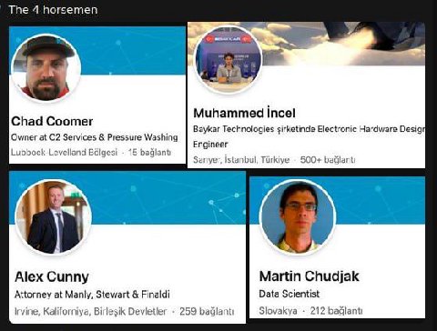 The 4 horsemen 4 Muhammed incel Chad Coomer Baykar Technologies sirketinde Electronic Hardware Desig Owner at Services Pressure Washing Enain ngineer Lubbock-Levelland Bolgesi 15 Запуег, istanbul, Tur