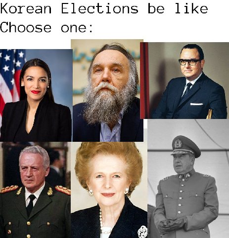 Korean Elections like hoose one:
