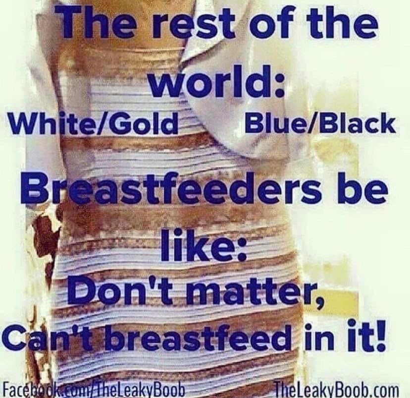 ‘The rest of the Norid: Blue/Black Breastfeeders be И in It: