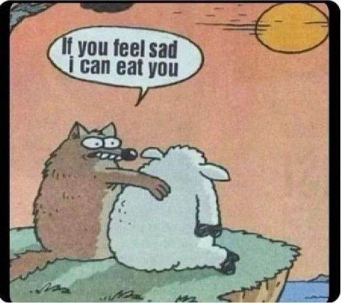И you feel sad Can eat you
