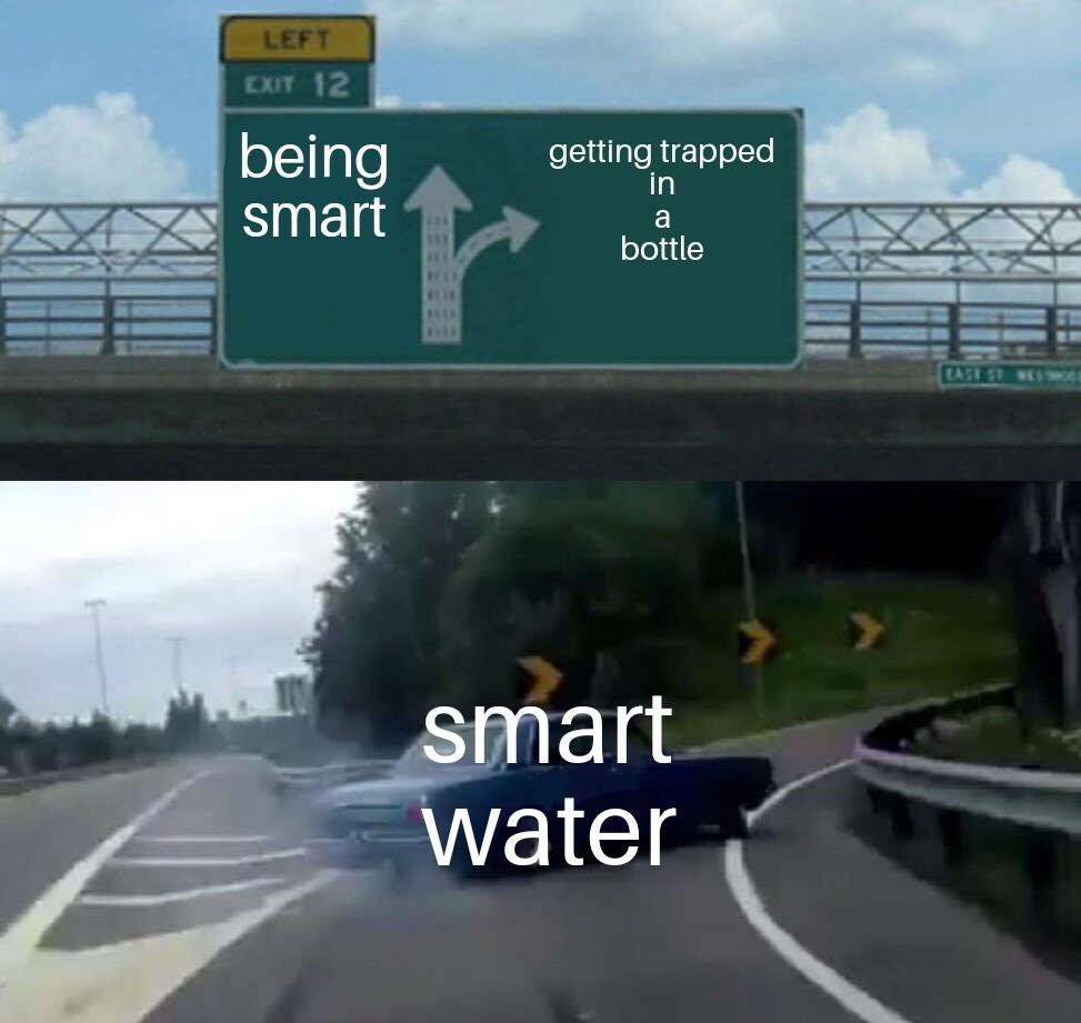 getting trapped being smart bottle water
