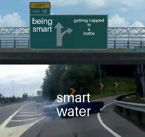 getting trapped being smart bottle water