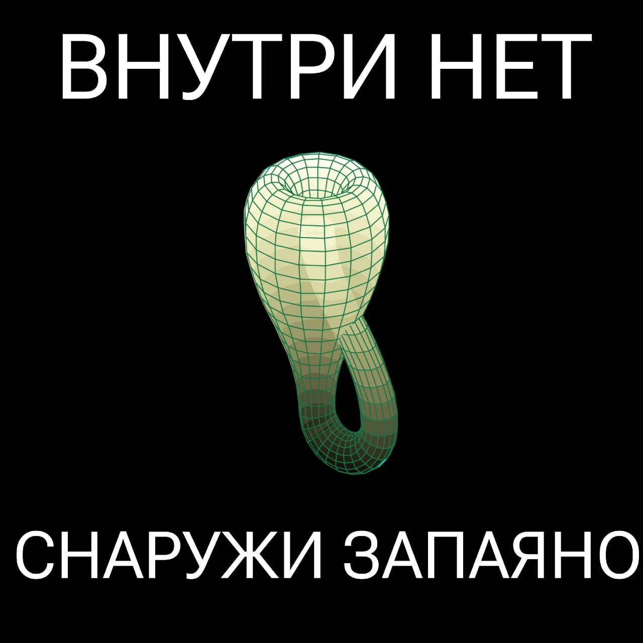 ВНУТРИ НЕТ СНАРУЖИ ЗАПАЯНО